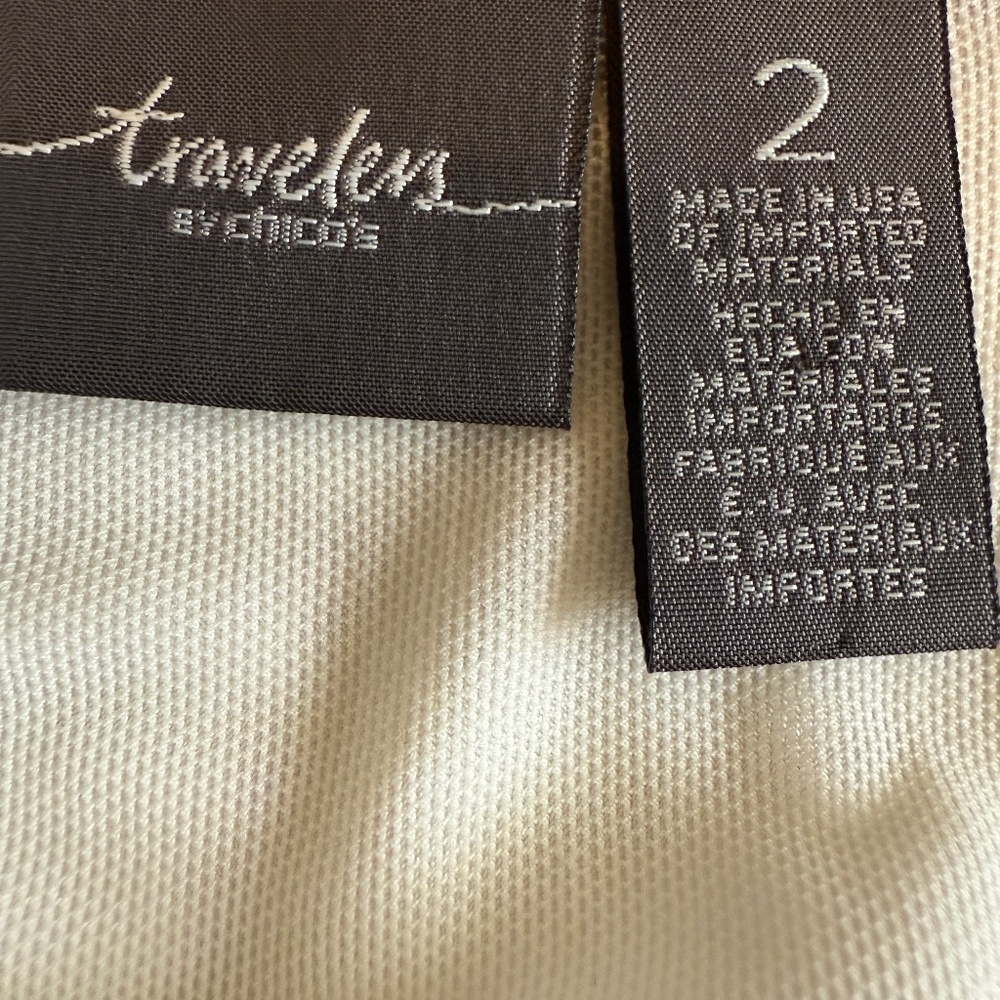Chico's size 2 Traveler Collection Top (Large/12) - Picture 5 of 9